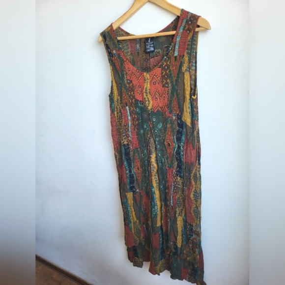Kariyana Artwear Dress -Size S-Multi Color - Picture 3 of 9